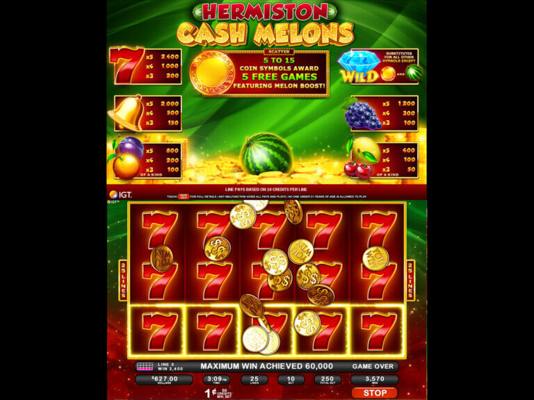 Hermiston Cash Melons sample screen